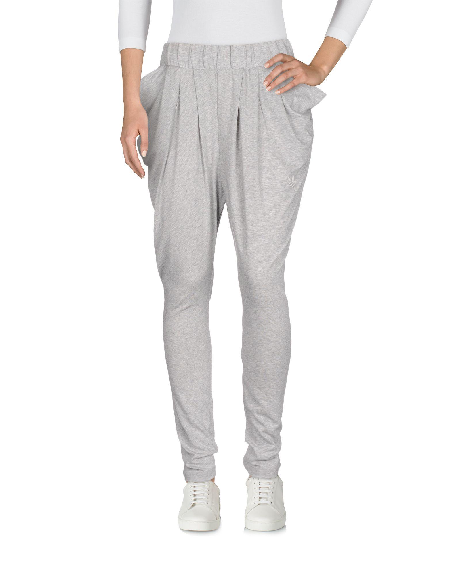 Adidas Originals Casual Pants In Light Grey | ModeSens