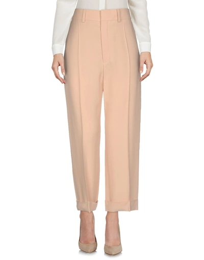 Shop Chloé Casual Pants In Pale Pink