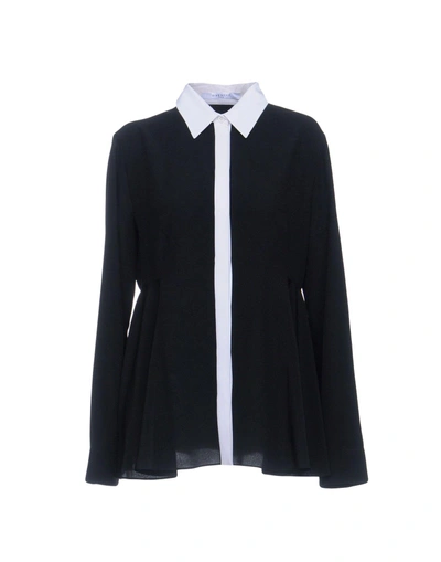 Shop Givenchy Silk Shirts & Blouses In Black