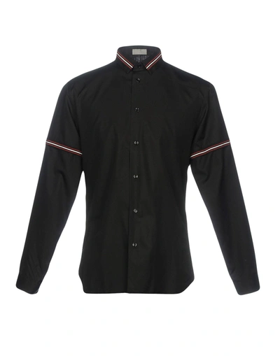 Shop Dior Solid Color Shirt In Black