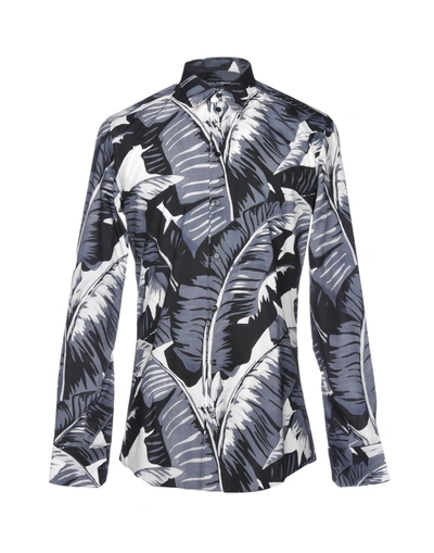 Shop Dolce & Gabbana Man Shirt Grey Size 15 ¾ Cotton