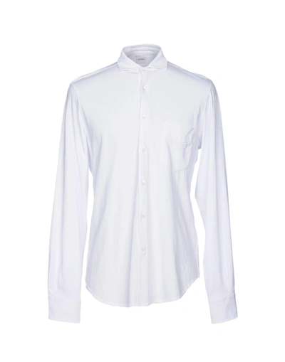 Shop Aspesi Man Shirt White Size Xxl Cotton