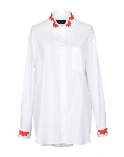 Shop Simone Rocha Shirts In White