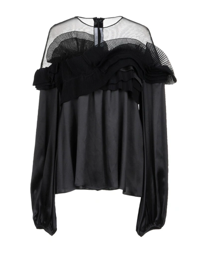 Shop Givenchy Blouses In Black