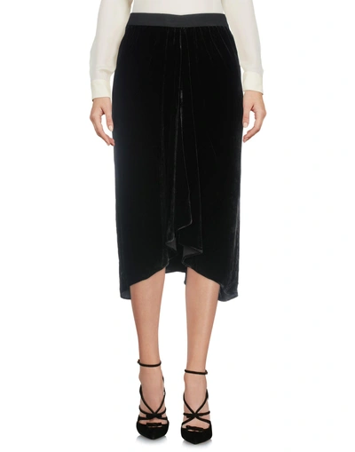 Shop Isabel Marant 3/4 Length Skirt In Black