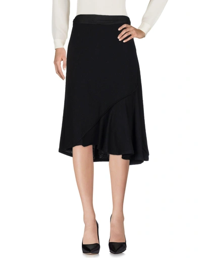 Shop Jw Anderson 3/4 Length Skirts In Black