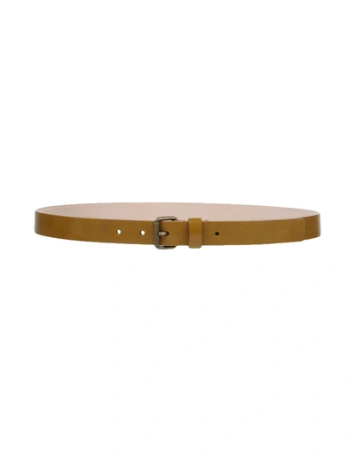 Shop Marni Leather Belt In Brown