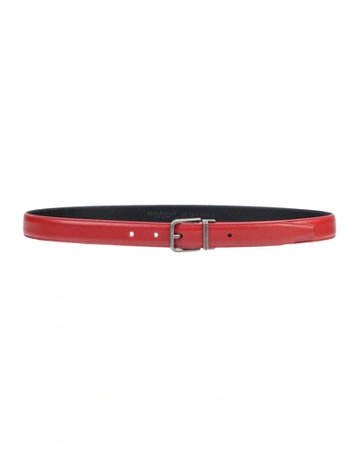 Shop Dolce & Gabbana Belts In Red