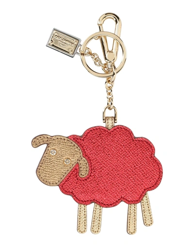 Shop Dolce & Gabbana Key Ring In Red