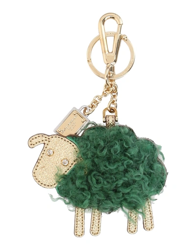 Shop Dolce & Gabbana Key Ring In Green