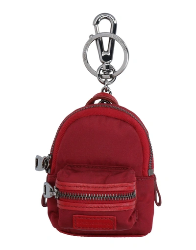 Shop Dolce & Gabbana Key Ring In Brick Red