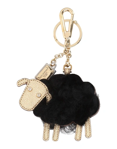 Shop Dolce & Gabbana Key Ring In Black
