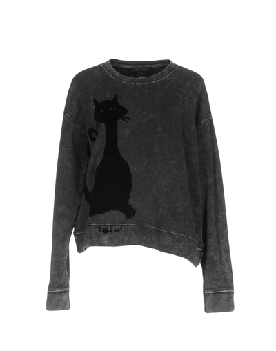 Shop Marc Jacobs Sweatshirt In Steel Grey