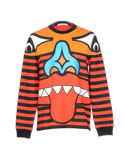 Shop Givenchy Sweatshirt In Orange
