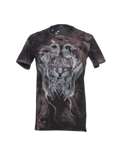 Shop Balmain T-shirts In Black