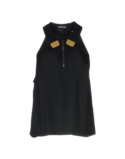 Shop Tom Ford Tops In Black