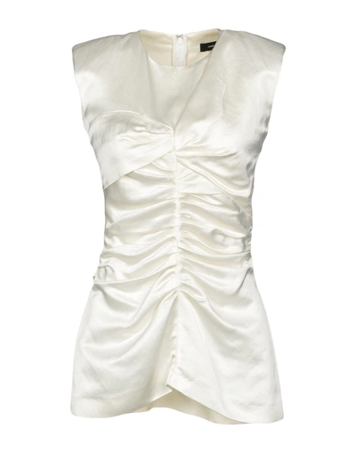 Shop Isabel Marant Tops In Ivory