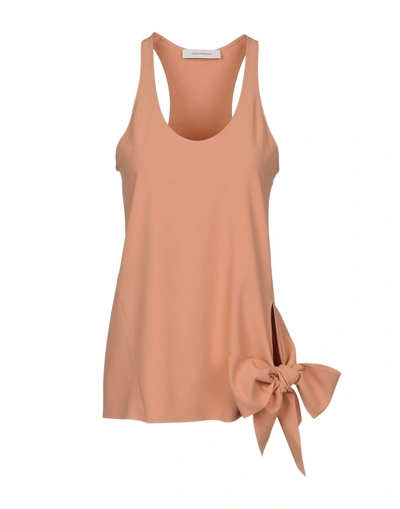 Shop Cedric Charlier Top In Pale Pink