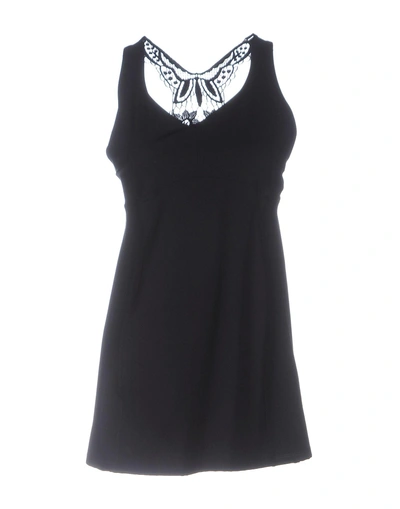 Shop Sàpopa Woman Top Black Size Xs Polyamide, Elastane