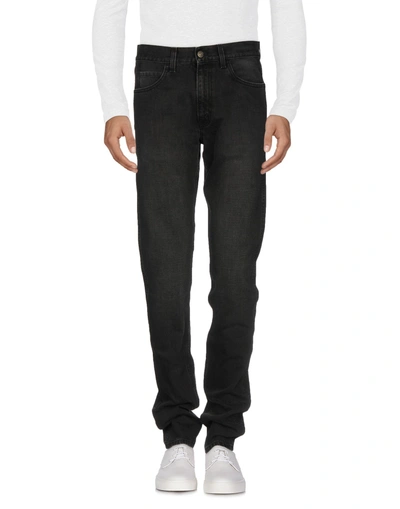 Shop Gucci Denim Pants In Steel Grey