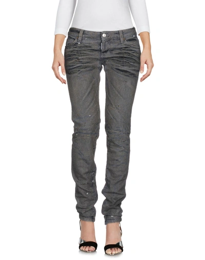 Dsquared2 Denim Pants In Lead