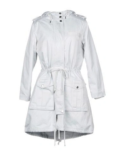 Shop Marc By Marc Jacobs Parka In Light Grey