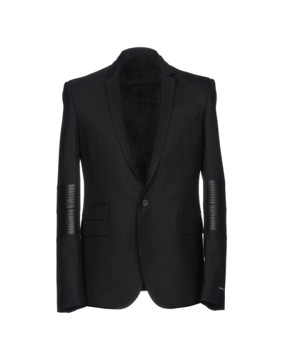 Shop Les Hommes Suit Jackets In Black