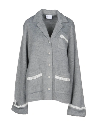 Shop Au Jour Le Jour Blazer In Grey