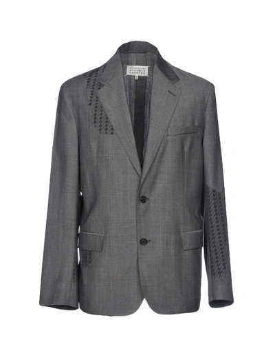 Shop Maison Margiela Blazer In Grey