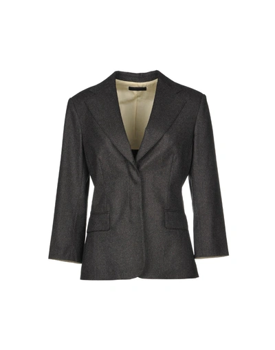 Shop The Row Suit Jackets In Steel Grey