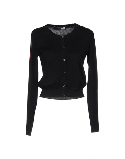 Shop Love Moschino Cardigans In Black