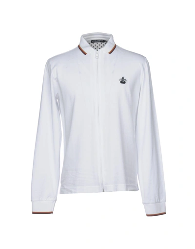 Shop Dolce & Gabbana Man Shirt White Size 34 Cotton, Silk