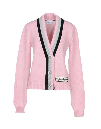 Shop Au Jour Le Jour Cardigan In Pink