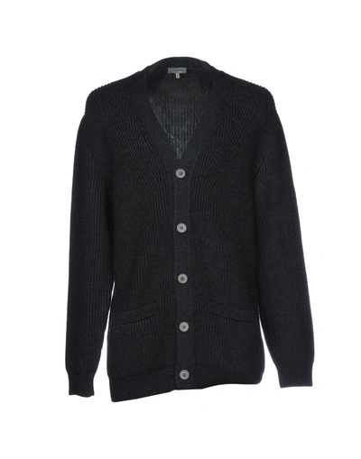 Shop Lanvin Cardigan In Steel Grey