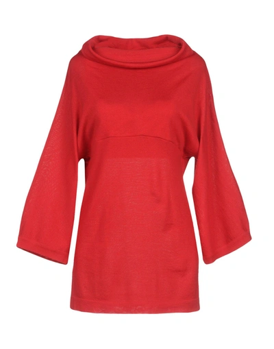 Shop Alberta Ferretti Sweaters In Red
