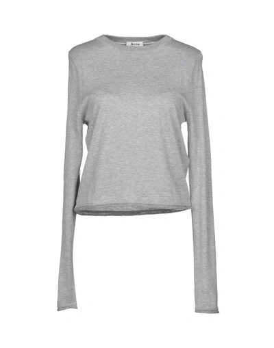 Shop Acne Studios Sweaters In Grey