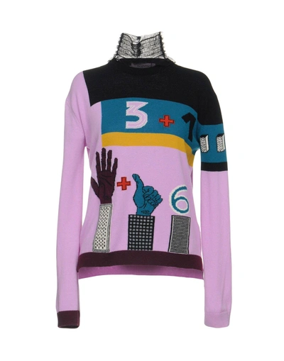 Shop Valentino Sweater In Lilac