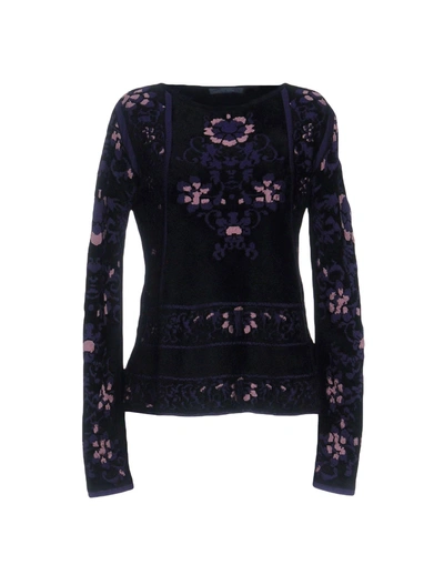 Shop Alberta Ferretti Sweaters In Black