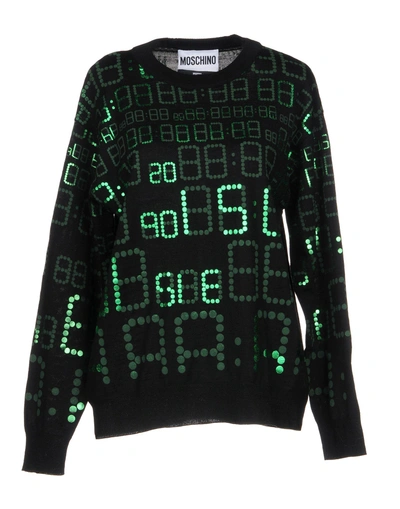 Shop Moschino Sweaters In Green