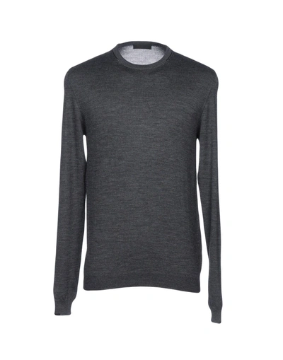 Shop Prada Sweaters In Steel Grey