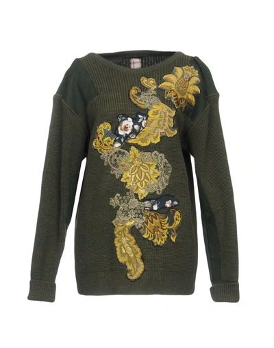 Shop Antonio Marras Sweater In Military Green