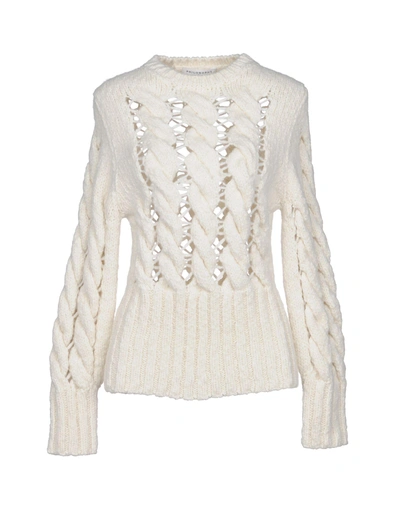 Shop Philosophy Di Lorenzo Serafini Sweaters In Ivory
