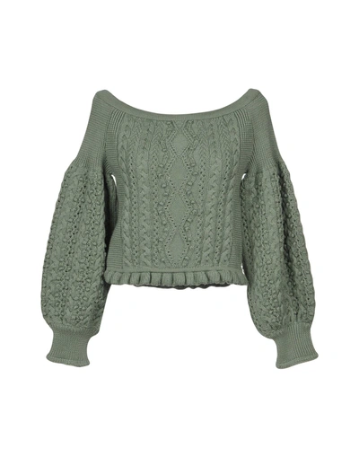 Shop Valentino Sweaters In Green