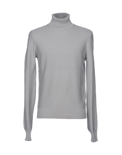 Shop Drumohr Man Turtleneck Light Grey Size 44 Cashmere