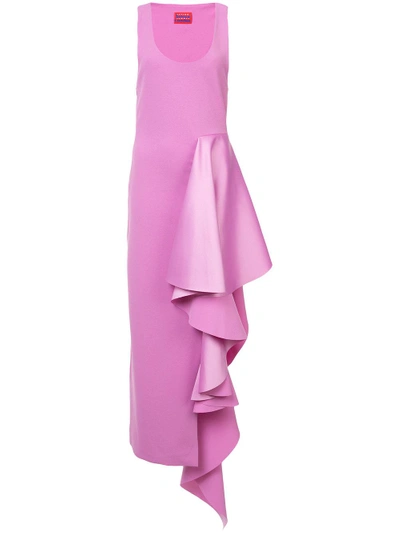Shop Solace London Ruffled Asymmetric Dress