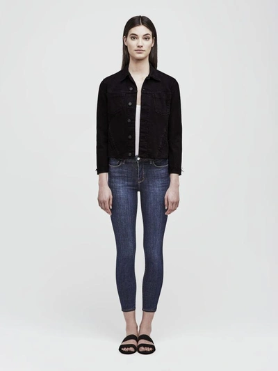 Shop L Agence Janelle Jacket In Saturated Black