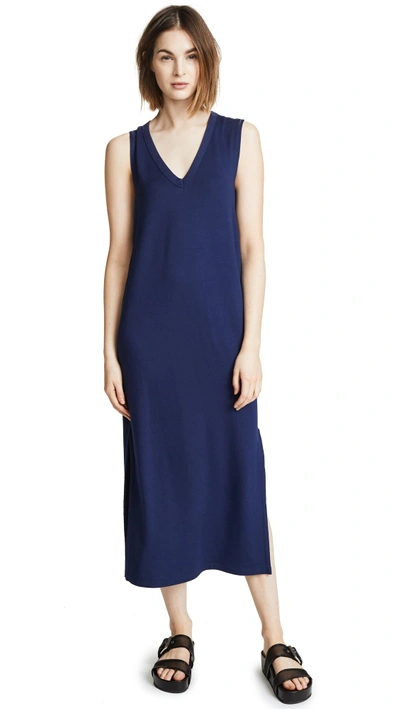 Shop Rag & Bone Phoenix V Neck Dress In Royal Blue