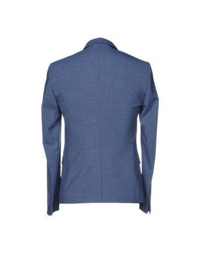 Shop Patrizia Pepe Suit Jackets In Slate Blue