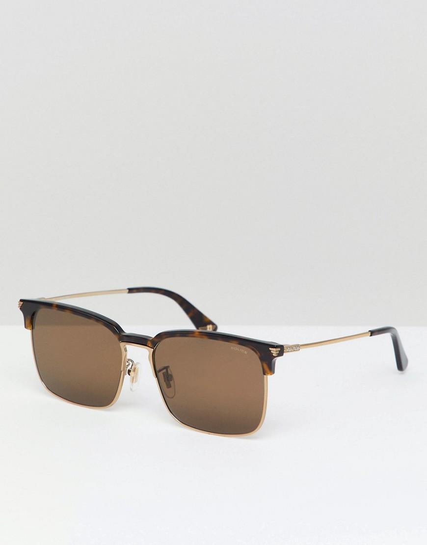police tortoise shell glasses