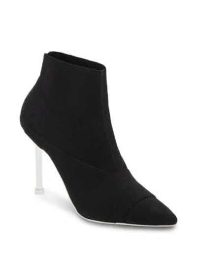 Shop Mercedes Castillo Kera Knit Ankle Boots In Black